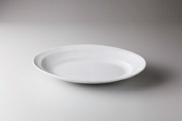 Other - 【38K298-11】シャインホワイト 惰円深皿(大)まごころ第38集【キャンセル/返品不可】【メイチョー】