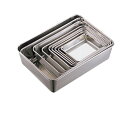 【まとめ買い10個セット品】 18-8 角バット 手札判 33030【ステンレスバット業務用 バット 揚げ物用バット 調理用バット 料理バット 保存容器 下ごしらえ】【メイチョー】