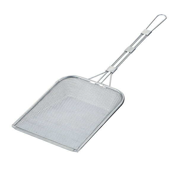 【まとめ買い10個セット品】TSステンレス　プロ角フライヤー　小 10005　(10メッシュ)【メイチョー】