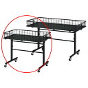 折りたたみワゴン ブラック W90cm 61-112-2-1 【店舗什器 ワゴン什器 平台・ワゴン 折りたたみワゴン ブラックワゴン什器】【メイチョー】(3)
