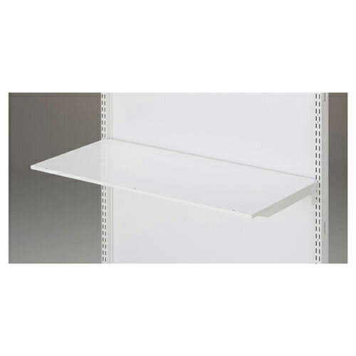 BR用薄型スチール棚セット 3段可変式 W90cmタイプ ホワイト D40cm 61-555-28-