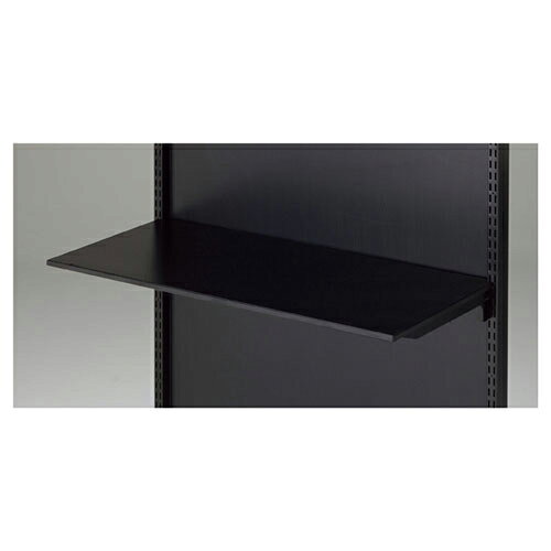 BR用薄型スチール棚セット 3段可変式 W90cmタイプ ブラック D40cm 61-555-29-5 【メーカー直送/代金引換決済不可】【店舗什器 パネル 壁面 店舗備品 仕切 棚】【メイチョー】