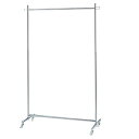 【まとめ買い10個セット品】プッシュ式シングルハンガーW90cm タイプ Cr サイズ:W102×D41×H112〜174cm 材質:スチール製 シルバー 耐荷...