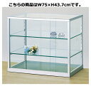 アップケース W75×H43.7cm 61-106-6-7 【店舗什器 ショーケース 卓上タイプ アップケース】【メイチョー】
