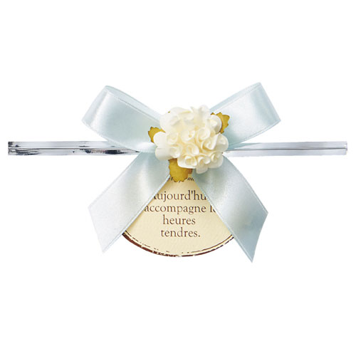 フルリール ワイヤータイ ライトブルー 10個 61-273-4-2 【ラッピング用品 リボン・タイ ギフトタイ・ゴム リボン フルリール ワイヤータイギフト/...