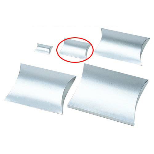 【まとめ買い10個セット品】ギフトボックス シルバー 17(14)×11.5×3 10枚 61-781-86-4 【店舗什器 小物 ディスプレー ギフト ラッピ...