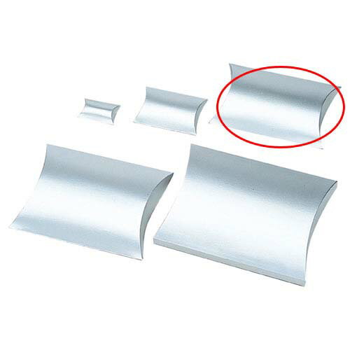 ギフトボックスシルバー30×19.5×6cm 10枚 61-781-86-5 【ラッピング用品 ギフトボックス ギフトボックス ギフトボックス シルバー 10枚...