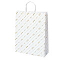 【まとめ買い10個セット品】斜線リボン 32×11.5×31 200枚 61-661-94-6 【 店舗什器 小物 ディスプレー ギフト ラッピング 包装紙 袋...