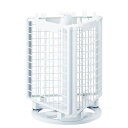 【まとめ買い10個セット品】樹脂製卓上回転ネットディスプレー 白 セット 61-127-7-1 【 店舗什器 ネット什器 卓上ネット什器 樹脂製卓上回転ネットディスプレイ 】【 店舗 什器 ネット什器 展示 陳列 フレーム サービス ディスプレー 業務用 】【メイチョー】