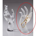 【まとめ買い10個セット品】アクリルハンド フロスト 61-158-3-2 【 演出 アクセサリーディスプレイ ミニチュアボディ&ハンド アクリルハンド 】【 ...