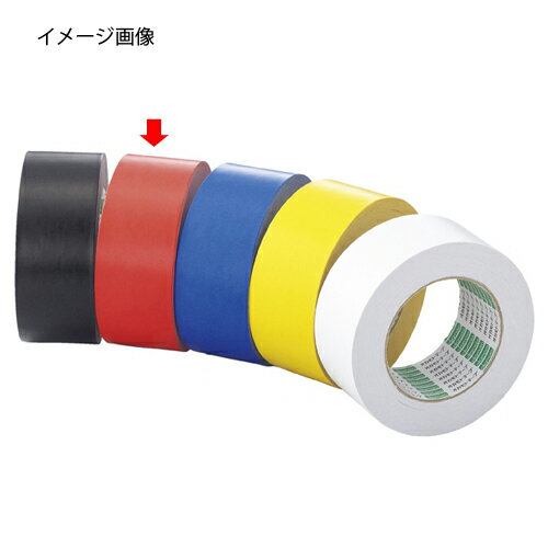 オカモト カラークラフトテープ(50m巻) アカ 61-323-16-2 【店舗什器 小物 ディスプレー ギフト ラッピ..