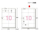 エーワン マルチカード(10面) キャッシュカードサイズ 白無地 10シート 61-336-9-5 【店舗什器 小物 ディスプレー 店舗備品 文具 消耗品】【メイチョー】
