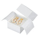 【まとめ買い10個セット品】 フェザーケース ホワイト 6.4×6.4×4cm 20個 61-661-57-1 【メイチョー】