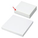 フェザーケース ホワイト 8.8×7.2×2.7cm 12個 61-661-57-3 【メイチョー】(3)