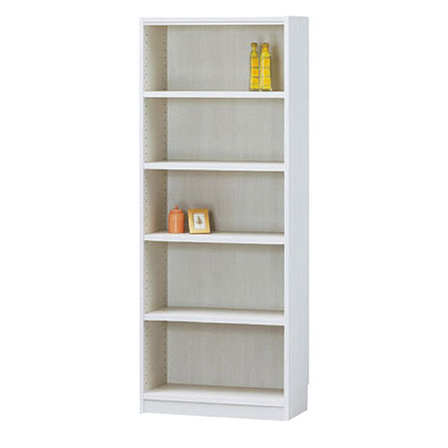 木製オープンラック ホワイト W59×H150cm 61-357-3-4 【理美容・サロン備品 設備用品 インテリア什器 ..