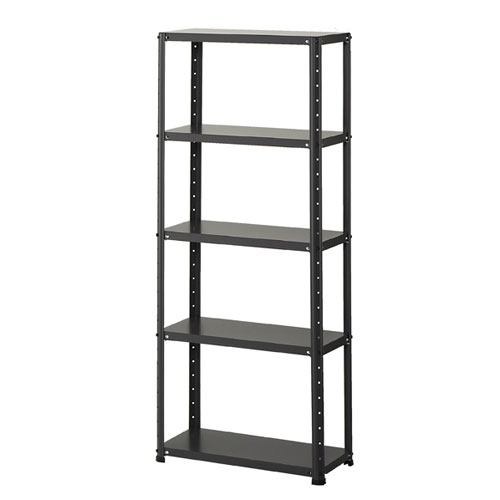 【まとめ買い10個セット品】 ライトラックW60cm 5段 スレートグレー 61-363-1-6 【メーカー直送/代金引換決済不可】【店舗備品 店舗インテリア 店舗改装】【メイチョー】