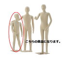 【まとめ買い10個セット品】【小物 ディスプレー 組み立て簡単 トルソー ボディ マネキン 店舗】子供フレキシブルマネキン 身長90cm 61-186-3-2 ...