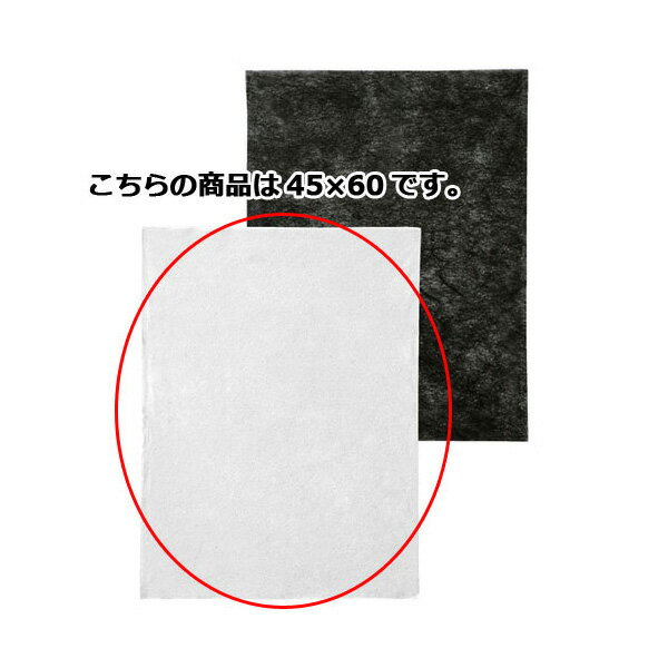 不織布インナーバッグ 薄タイプ L 白 45×60 100枚 61-283-11-9 