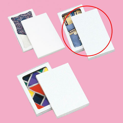 ギフトケース白 15×25.7×2.5cm 10枚 61-781-88-7 【ラッピング用品 ギフトボックス ギフトケース・貼箱 ギフトケース 白 10枚入】【...