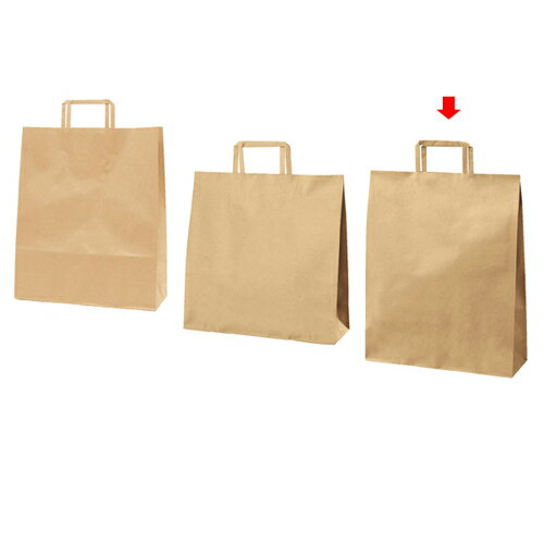 【まとめ買い10個セット品】 平ひも ローコストタイプ 茶無地 32×11.5×40 300枚 61-800-86-20 【業務用..