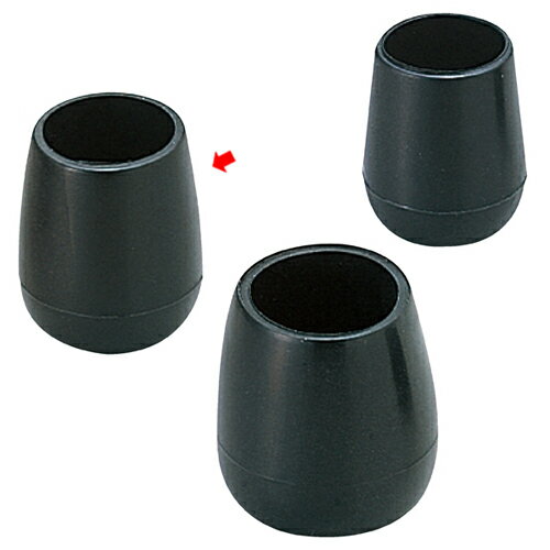 パイプイス用脚キャップ 直径18mm 4個 61-342-8-2 【メーカー直送/代金引換決済不可】【店舗備品 店舗インテリア 店舗改装】【メイチョー】