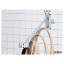 ネット用4連袋物掛け 4連袋物掛け 61-130-11-1 【店舗什器 ネット什器 ネット用フック ネット用4連袋物掛け φ12.6mm)】店舗什器 ディスプレー マネキン 装飾品 販促用品 ハンガー ラッピング】【メイチョー】