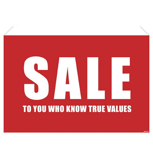 シンプルSALE タペストリー ビッグタペストリー 61-228-2-3 【販促用品 シリーズポスター・のぼり シンプルSALE タペストリー SALE 販促用品】【販促用品 ポスター POP 店舗備品】【メイチョー】