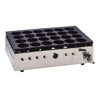 開業プロ メイチョーのたこ焼器　Y-20B　大玉　LP 山金【たこ焼き器 たこ焼き機 たこ焼台 タコ焼き機 たこやき器 ガス式 焼き台】【メイチョー】｜アングル2