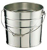18-8つる付バケット 13L【バケツ 業務用】【厨房館】