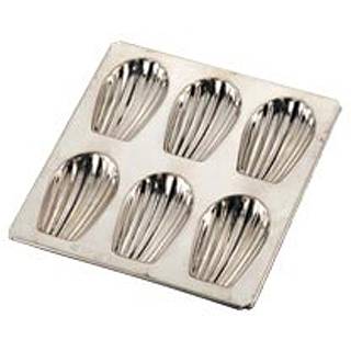 厨房館『ブリキマドレーヌ貝型6ヶ取No.104』