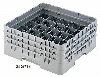 キャンブロ 25仕切り グラスラック 25G578【洗浄用ラック 洗浄用ラック 業務用】【...