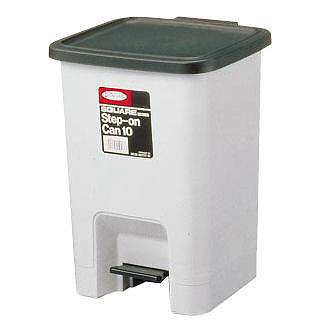 【まとめ買い10個セット品】スクエアシリーズ ステップオンカン L-921 10型【 ペール バケツ ゴミ箱 大型ごみ箱 キッチン ペール バケツ ゴミ箱 大型ごみ箱 キッチン 業務用】【厨房館】
