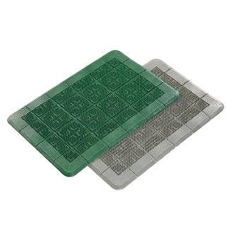 クロスハードマット 900×1800mm 緑【玄関入口用マット 玄関入口用マット 業務用】【厨房館】