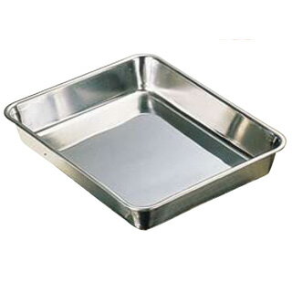 商品の仕様●間口×奥行×高さ(mm)：481×221×080●板厚(mm)：0.7●※2枚取のみ、手付になります。●※高品位で業務用では代表的な素材のバットです。※商品画像はイメージです。複数掲載写真も、商品は単品販売です。予めご了承下さい...