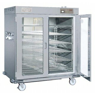 商品の仕様お店の規模に合わせて卓上タイプからワゴンタイプまで給排水のいらない12種類の豊富なバリエーション！！●遠赤外線温蔵庫は、お料理の乾燥を極力抑え、美味しさをそのまま保温します。庫内に遠赤外線パネルヒーターを採用して温度ムラを少なくし、お料理を芯までやさしく保温します。（全機種100V仕様）●ガラス／透明樹脂扉なので収納状態が一目でわかります。●広い庫内の棚板は、上下25mm間隔で移動が可能です。（NB-4EGを除く）●豊富なバリエーションの中からお選びください。●ワゴンタイプに420リットルのニューモデル誕生！！●少し小さくなって移動も楽々！！●狭いエレベーターに最適！！●ステンレス扉仕様も可能です。●片面ポリカーボネート扉※多量に水蒸気を発生するタオル、おしぼり等の保温には絶対に使用しないでください。故障の原因になります。●電源：単相100V（50/60Hz）●消費電力：1340W●温度調節：電子式サーモスタット デジタル温度表示付き●使用温度範囲：65℃〜90℃●安全装置：129℃リセット付きサーモスタット●外形寸法：幅1000×奥行740×高1365mm●中箱寸法：幅760×奥行607×高950mm●内容積：420L●キャスター：直径125mm 左側ストッパー付き●棚板：アミ棚6枚 25mm間隔可変●棚板寸法：幅742×奥行605mm●質量：120kg●カタログ掲載ページ：2012-2013 8P'●関連キーワード【業務用ホットキャビネット】アンナカ ANNAKA ニッセイ 遠赤外線温蔵庫 幅：1000×奥行：740×高さ：1365mm nb-420egw【 業務用温蔵ショーケース 業務用ホットショーケース フードキャビ フードウォーマー 業務用保温ショーケース 業務用 】【 メーカー直送/後払い決済不可 】 【厨房館】