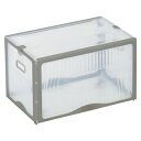 岐阜プラスチック工業 リスボックス リスボックス53B(C/GY) クリア/グレー 1個【厨房館】(3)