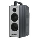 ユニペックス ワイヤレスアンプ/ワイヤレスアンプオプション WA-371 1台イベントなど用途や場所に応じて、さまざまなシーンで活躍。2WAYスピーカーでスピー...