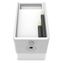 【まとめ買い10個セット品】ナカバヤシ 電動鉛筆削り スリムトレータイプ DPS-601W ホワイト 1個【厨房館】