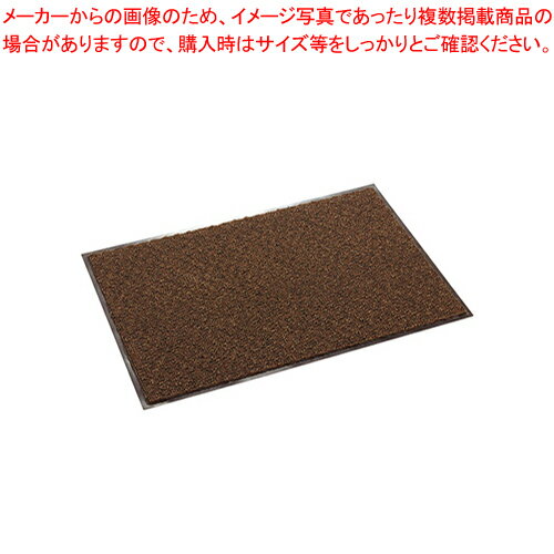テラモト 雨天用マット ニューリブリード MR-049-340-4 ブラウン 【厨房館】