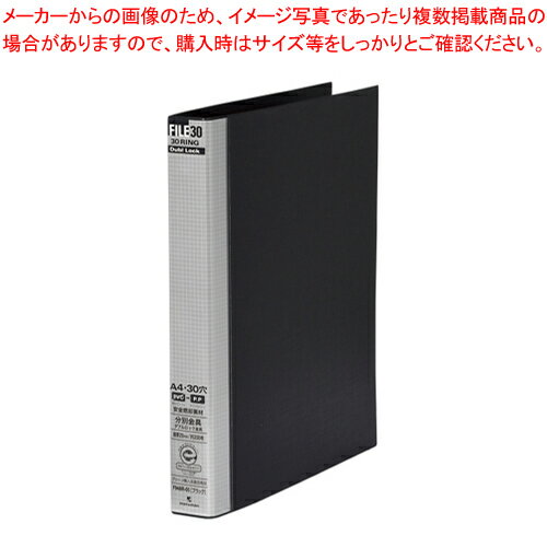 ダブロックファイル 黒 F948R-05 ブラック 1冊【厨房館】