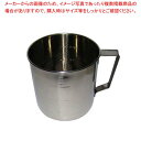 【まとめ買い10個セット品】 クローバー 18-8 口無 計量水マス 2L【厨房館】