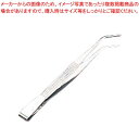 【まとめ買い10個セット品】 18-0 先曲 ピンセット 12.5cm【厨房館】