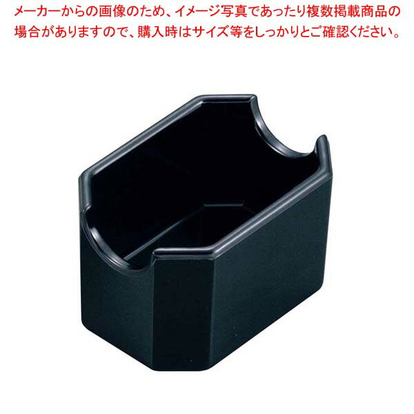 【まとめ買い10個セット品】 ジェスナー メラミン シュガーキャディー1924 ブラック【厨房館】(3.0)