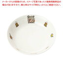 メラミン子供食器 こぐまちゃん 丸深皿 14cm D52KO【厨房館】
