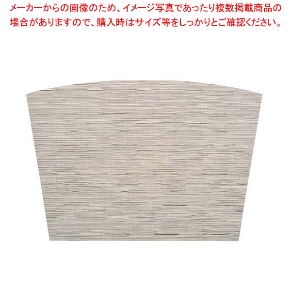 えいむ ブランナーマット シルバーホワイトストライプ 扇 PM-307【厨房館】(3.0)