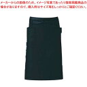 【まとめ買い10個セット品】 エプロン T-6232 ブラック【厨房館】