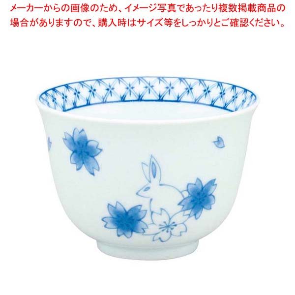 【まとめ買い10個セット品】 アルセラム強化食器 染付うさぎ千茶 EC1-2【厨房館】