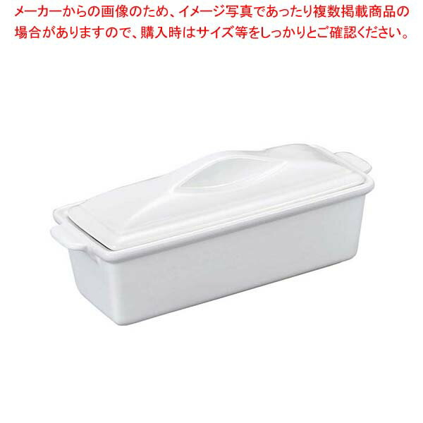 【まとめ買い10個セット品】 陶器製 ホワイトテリーヌ L【厨房館】