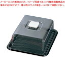 【まとめ買い10個セット品】 ラブリーハット 角ケーキフード 特大 黒 MT-557【厨房館】