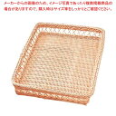 【まとめ買い10個セット品】 籐 浅型かご Y-3N 300×400×H70【厨房館】(3)